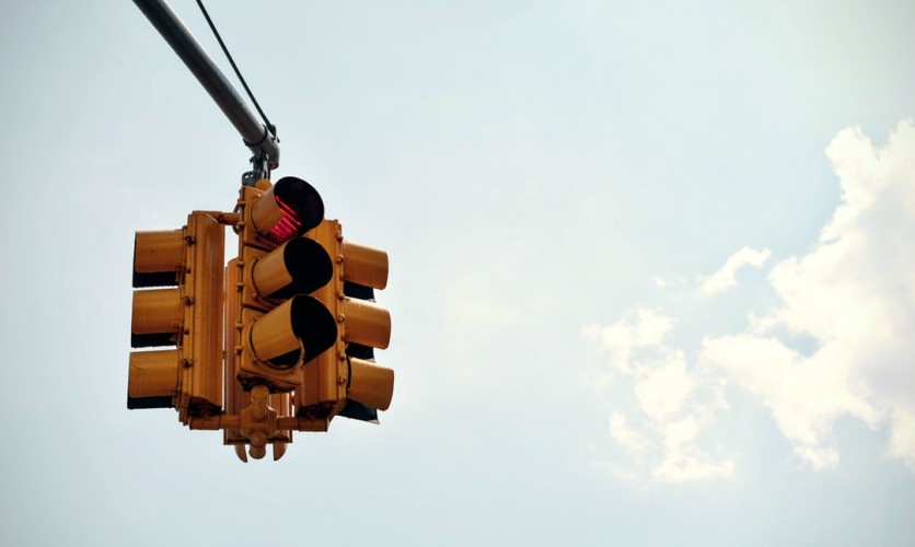 The First Traffic Light in Naples Florida